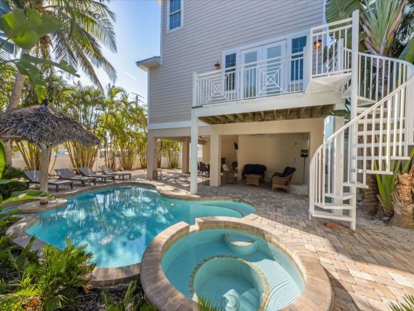 Anna Maria Island Luxury Beach Home - Gulf View Vacation Rental with Heated Pool & Spa