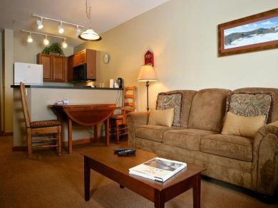 Open floor kitchen and living area