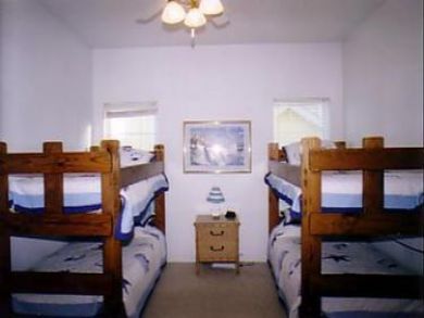 Bedroom 3 with two sets of bunk beds