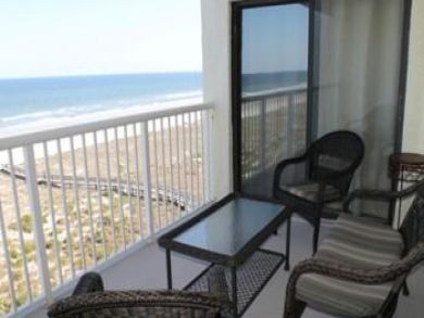 Balcony with ocean view