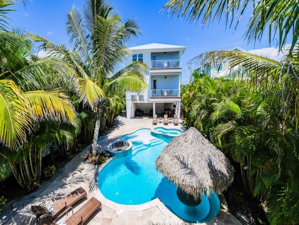 Anna Maria Main House & Guest House with Pool Bay Beach Across the Street