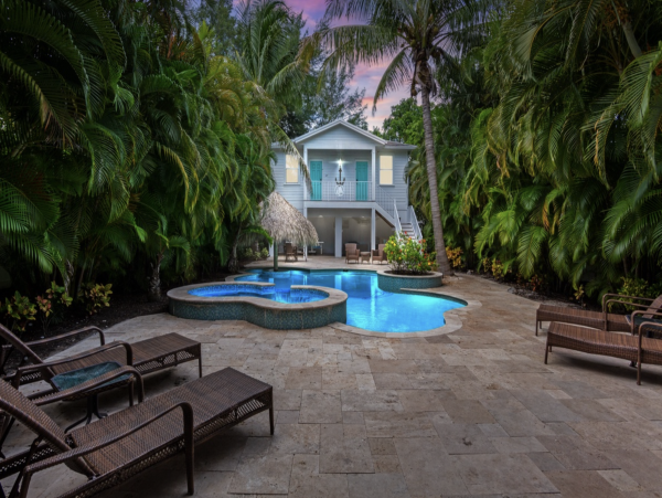 Anna Maria Main House & Guest House with Pool Bay Beach Across the Street