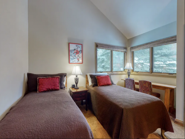 Four Bedroom Ski Rental Home in Vail Sleeps 10 Guests