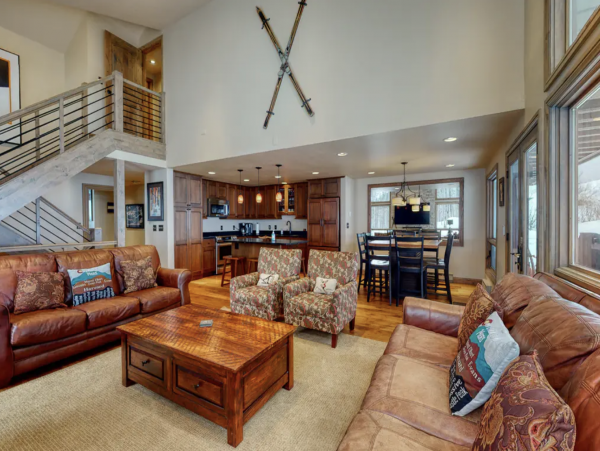 Four Bedroom Ski Rental Home in Vail Sleeps 10 Guests