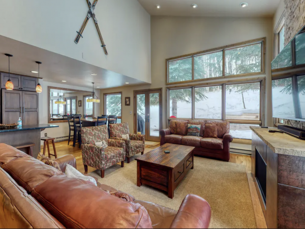 Four Bedroom Ski Rental Home in Vail Sleeps 10 Guests