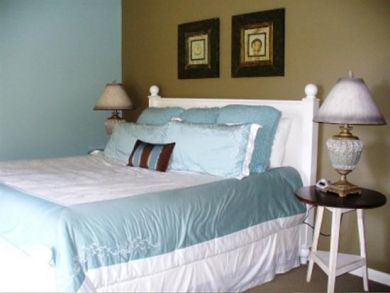 Bedroom with king bed