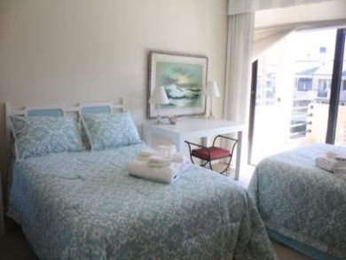 Bedroom 2 with two double beds