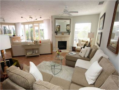 Living Room with Fireplace