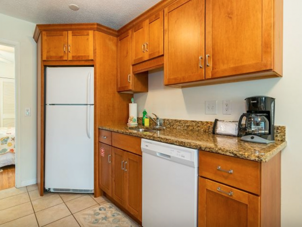 One Bedroom Rental in a fourplex in Holmes Beach