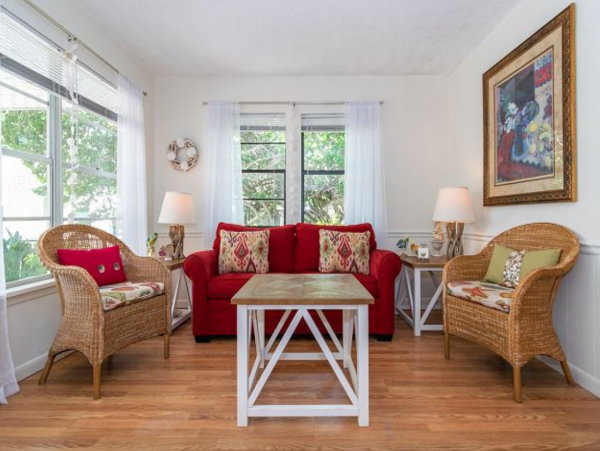 One Bedroom Rental in a fourplex in Holmes Beach