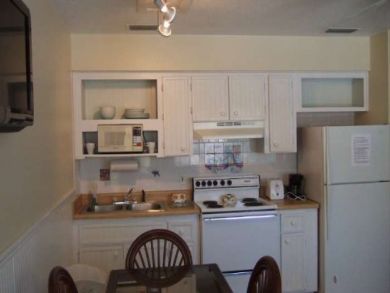 Fully equipped mini kitchen