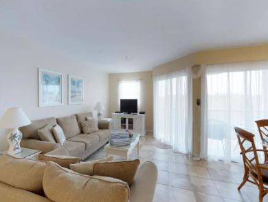Living area open to balcony