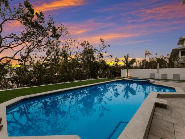 Luxury Canal-Front Vacation Rental Home on Anna Maria with Private Pool
