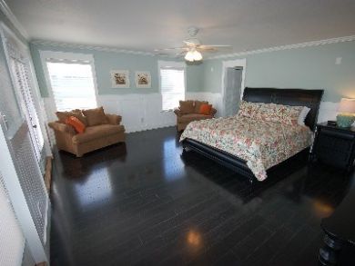 Master suite with king bed & two sleeper chairs