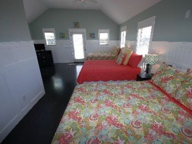 Three queen beds & queen sleeper sofa in bedroom 5