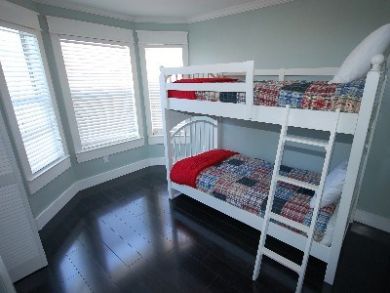 One set of bunk beds in bedroom 4