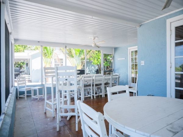 Ground Level Beachfront Pool Home on Anna Maria Island