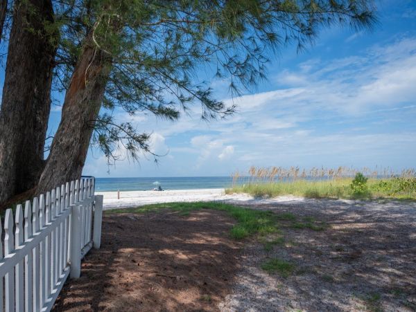 Ground Level Beachfront Pool Home on Anna Maria Island