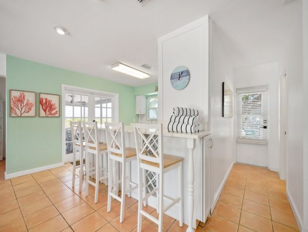 Ground Level Beachfront Pool Home on Anna Maria Island