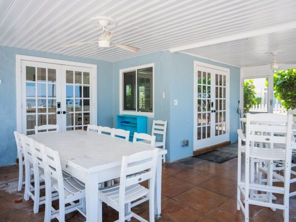 Ground Level Beachfront Pool Home on Anna Maria Island
