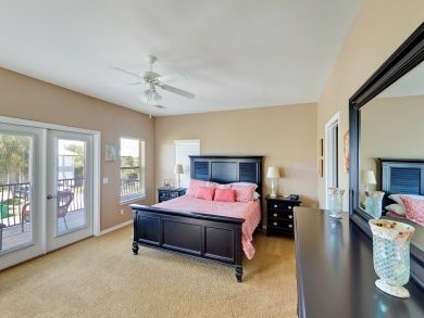 King bed in master bedroom