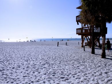 Sandy beach