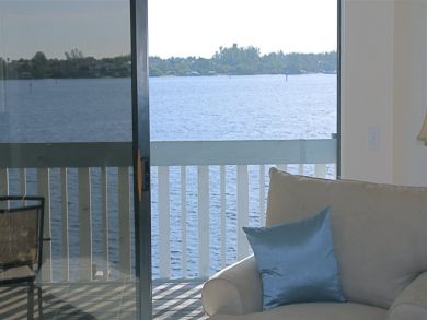 Bay view from living area