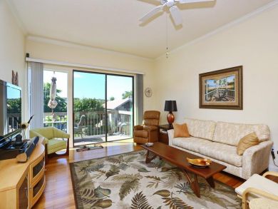 Living area open to balcony