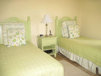 Twin beds in bedroom 2