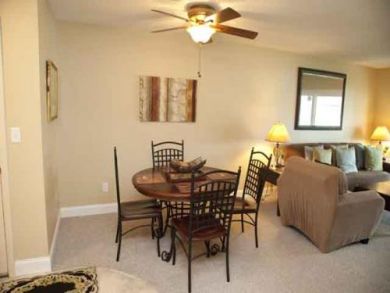 Open living & dining area