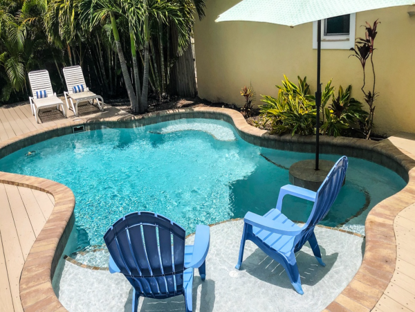 Anna Maria Two Bedroom Vacation Cottage Private Pool