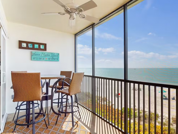 Anna Maria Island Beach Rental Gulf-Front Vacation Condo