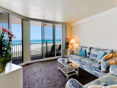 Direct Gulf Views from this Two Bedroom Two Bathroom Condo