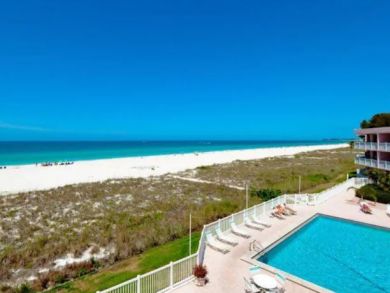 Direct Gulf Views from this Two Bedroom Two Bathroom Condo