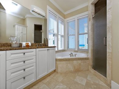 Master Bathroom with Jacuzzi Tub