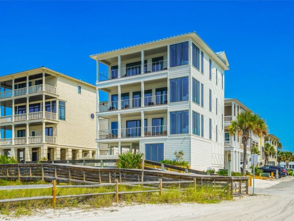 Grayton Beach Stunning 6 Bedroom Gulf Front Home with a Private Pool