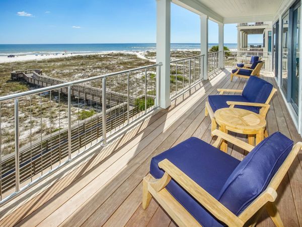 Grayton Beach Stunning 6 Bedroom Gulf Front Home with a Private Pool