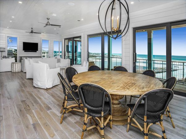 Grayton Beach Stunning 6 Bedroom Gulf Front Home with a Private Pool