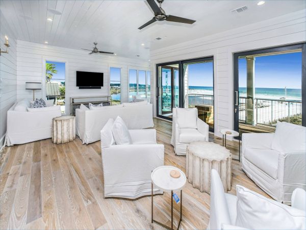 Grayton Beach Stunning 6 Bedroom Gulf Front Home with a Private Pool