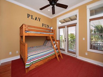 Bedroom Four has One Set of Bunk Beds with Trundle