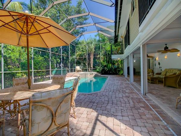 Sanibel Luxury Pool Home 4 Bedrooms Sleeps 8 Walk To Beach