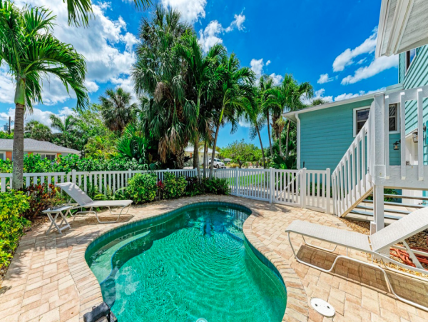 Tropical Holmes Beach Vacation Rental with a Pool