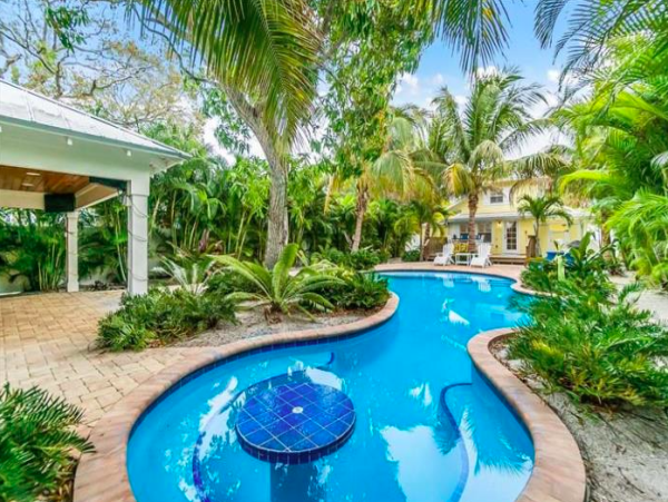 Charming Retreat with Lagoon-Style Pool & Prime Anna Maria Island Location