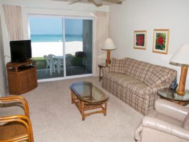 Living Room with Gulf View Living Room with Gulf View