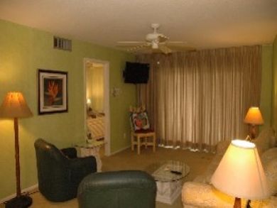 Wall Mounted Flat Screen TV in Living Area