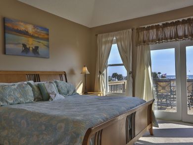 King Bed in Master Bedroom