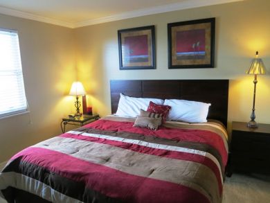 King Bed in Guest Bedroom