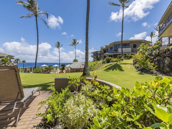 Kapalua Bay Pacific Ocean Front Villa on Ground Floor