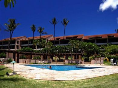 Partial Ocean View Condo with Shared Pool in Lahaina, Hawaii