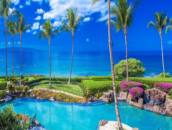 Maui Beachfront Villa Rental Wailea Beach Luxury Vacation Villa